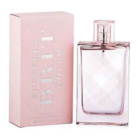 burberry brit sheer basenotes|burberry brit sheer 100 ml.